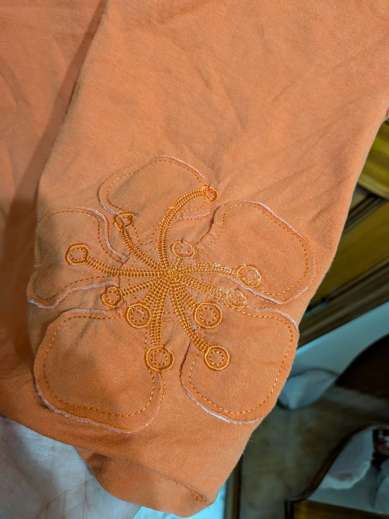 Camiseta laranja manga curta – photo 3